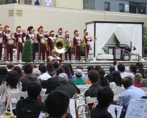 USC Band at 15th Anniversary of Breathmobile Program